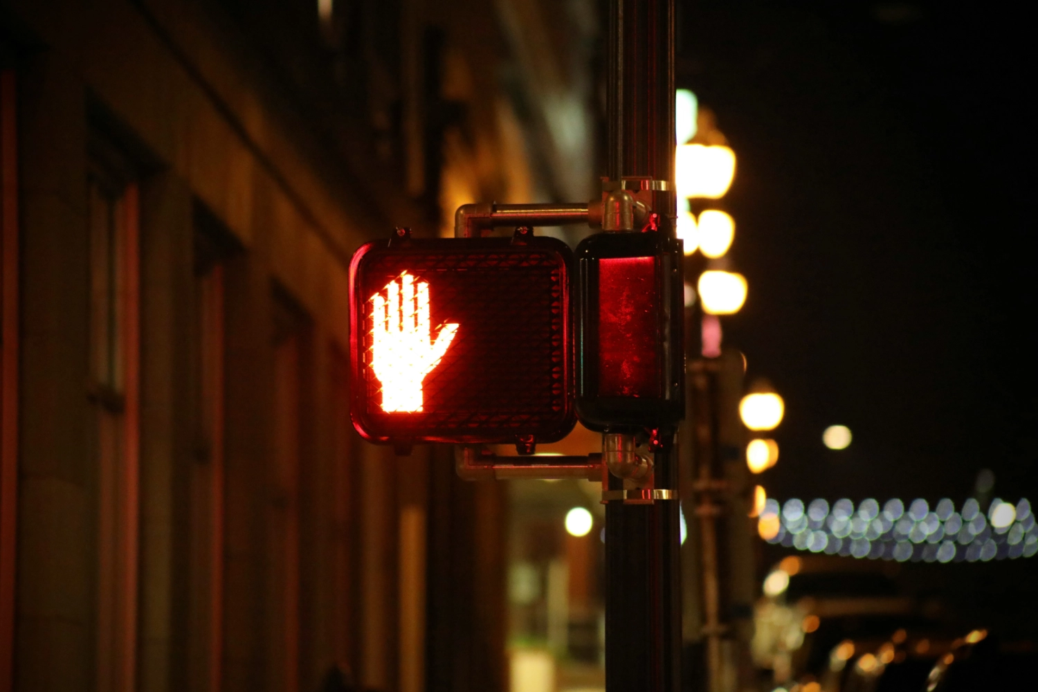 Stop sign on the street